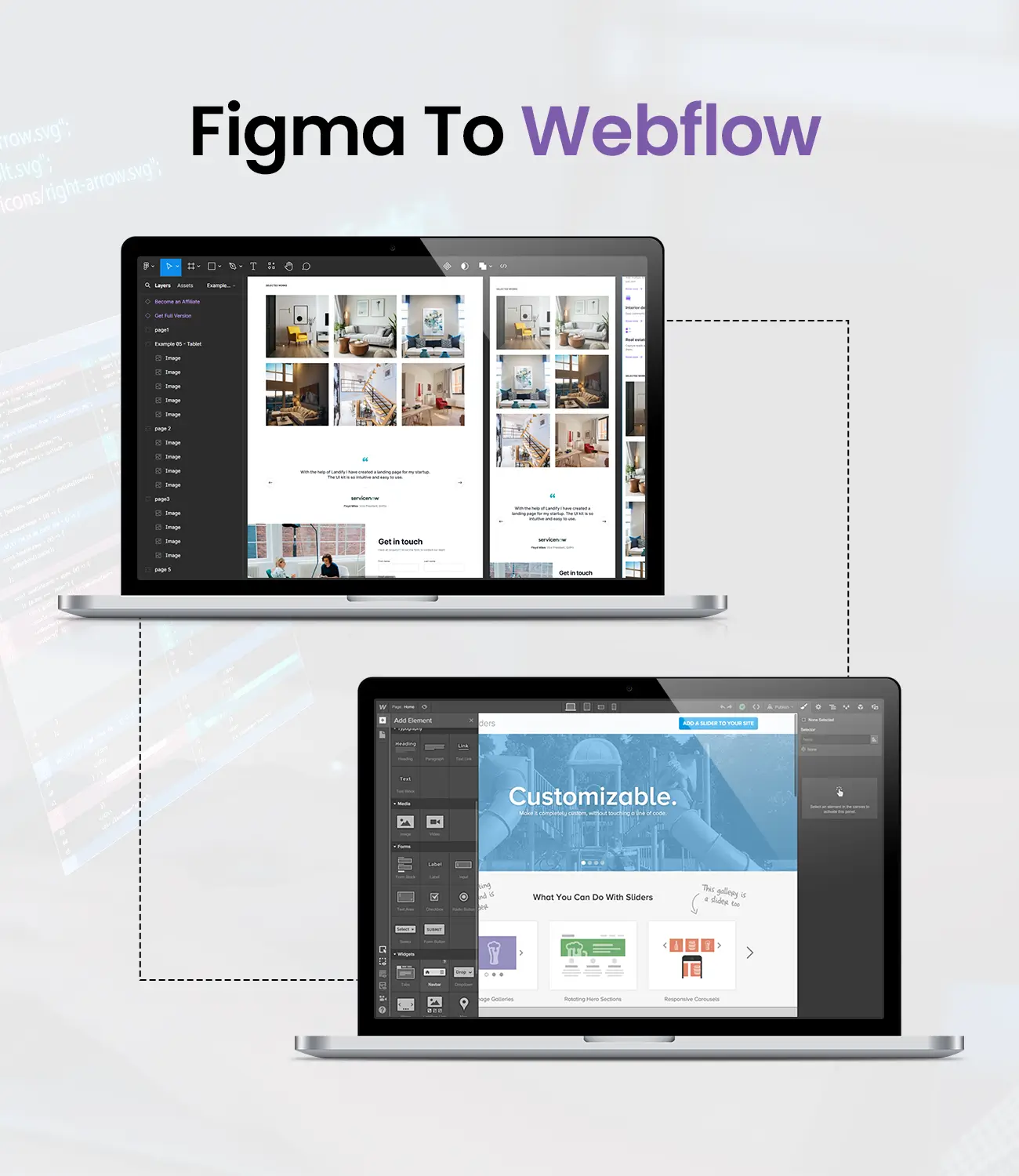 Figma to webflow conversion service