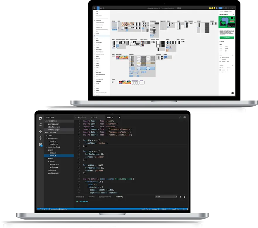 Convert Figma to Next JS