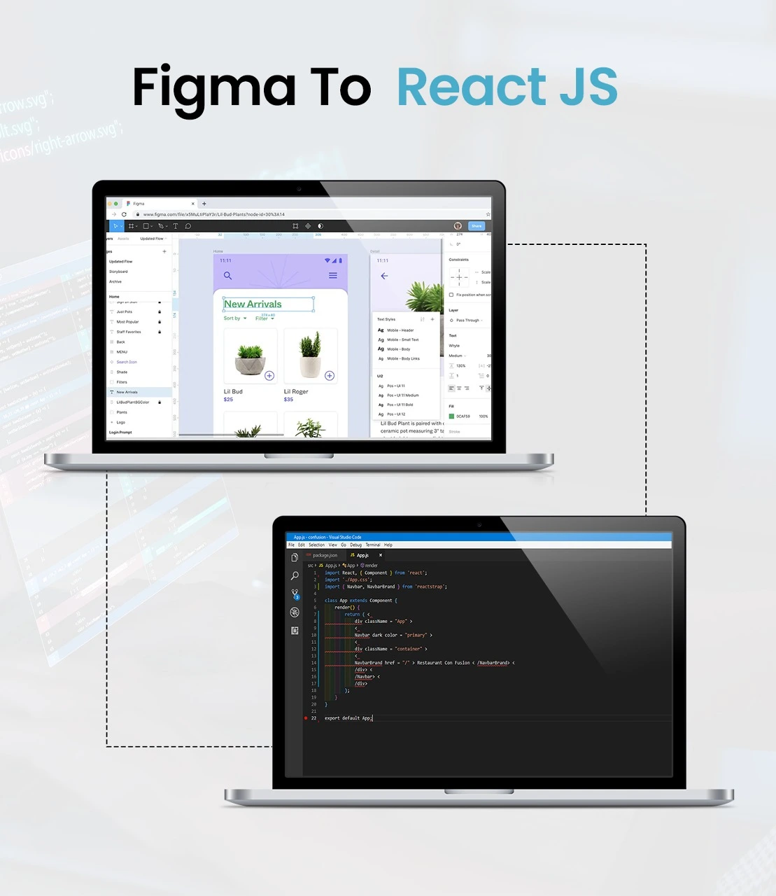 Convert Figma to React JS